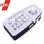 Portable wall-mounted 15+1 SMD 2pcs D Size Battery LED Emergency Light