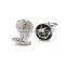 Fashion black metal custom cufflinks