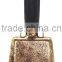 8'' metal hand bell with rubber grip for sporting events as noise maker (E015)