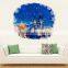New Arrival Removable Plum Flower Stickers Murales