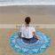 2016 Hotsale Chiffon Gypsy Customize Color Round Beach Tablecloth Blanket