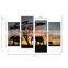 Elephants sunset wholesale canvas art print for decor painting