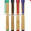 Hot selling Eco-friendly Nature Bamboo Ball Pen with plastic clip and tip