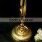 Tall floor candelabra for wedding/gold crystal bead candelabra for weedings