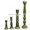 china factory BSCI display wooden floor standing candle pillar holder