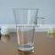 Chinese factory supply coffee drink glass cup with handle