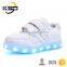2016 The Latest Low MOQ Buckle Strap Child Shoe LED Light Up Kids Shoes
