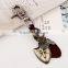 New product Vintage leather accessories leather keychain