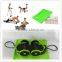 2016 New double ab roller wheel workout kit exercise equipment