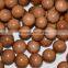 wooden rosary beads/tibetan style brown sandalwood beads/indian woodcraft