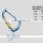 hot sale hk carabiner hook and aluminum trigger carabiner hook