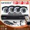 Aoshidi waterproof bullet cctv camera kit 4ch h.264 cctv ahd dvr kit cctv