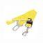 Long nylon wholesale dog leash/dog safety belts/nylon pet car protector