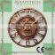 12 Inch Arabic Numeral Clock Polyresin Outdoor Garden Clock