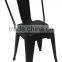 steel bar stool with backrest,height seat-from manufactory