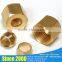 China manufacturer brass hex nut