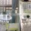 CH-IR014 powder coated aluminum frame furniture,powder coated aluminum garden furniture, folding dining set
