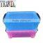 Custom logo promotional plastic stationery mini sotrage box with interlock lid
