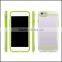 TPU transparent soft phone case, colorful bumper back cover for iPhone6