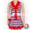 Children Stripe Patterns Halter Swim Dresses For Girls Kids Lovely Bikini Girls Swimwear