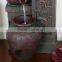 Tiered Pottery Tabletop Water Fountain With LED Lights