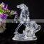 China manufacturer acrylic LED lighting Galloping horse home table decorations