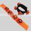 Yiwu factory wholesale Custom madri gras holiday supply big metal bell colorful braid bracelet