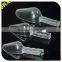 High quality Buffet party favor plastic clear square scoops/customize clear ice scoop/makde your own food scoops