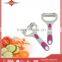manual potato peeler stainless steel julienne and vegetable peeler with rubber handled