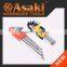 AK-7402 professional grade S2 steel hex key