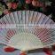 Lovely handmade bamboo fan for promotion