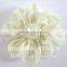 Decorative lovely wholesale cheap pearl center chiffon flower for girl's clothes
