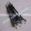 Custom Hanging Tag Black Ribbon String Safety Pins