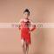 Girls Latin Tassel Dress Withsequins RH18