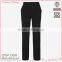 Wool solid black color 2014 ladies' fashion high quality manufacturer chino pants