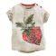 2017 Eco-friendly girls cotton t shirt alli baba com bulk wholesale kids t shirts