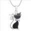 Horse Necklace Women Jewellery Mother Child Love Heart Pendant Necklace for Birthday Gifts