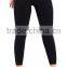 Black Yoga Pants Polyester Elastane Plain Ladies Leggings Fitnesss Sports Leggings Full Length Gym Tights Fitness Wear
