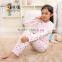 2017 Spring korea style high quality baby white cotton sleepwear for kids