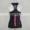 Fashion design 2015 cotton black color tanktop sportwear for women