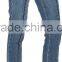 Hot selling skinny comfortable ladies high waist denim jeans Vintage Uneven Hem jeans