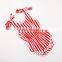 Onesie Baby Clothing strip pompom romper factory wholesale