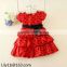 Stock Dresses Kids Girls Party Dresses Wholesale Baby Girls Dresses Sleeveless Lace Applique Child Clothes