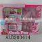 Fashion doll,plastic fashion girl doll with plat kitchen set for kids