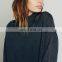 Rib trim simple heavy knit comfy mock neck pullover