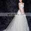 One Shoulder Tulle french Lace Bridal Dresses Elegant Beaded weeding dresses