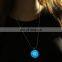 Turntables Shape New Fashion Glowing Necklace Wolf Moon Necklace, Moon Glow in the Dark,Glowing Jewelry