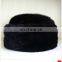Round warm mink fur hat for American style with real animal fur cap in karachi