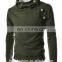 2016 BAIYIMO Mens Casual Luxury Buckle Hoodie Slim Cotton Sweatshirts