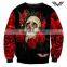 Sublimated mens/women's cashmere sweater/christmas pullover sweater
